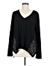 Alya Black Long Sleeve Top Size M - photo 1