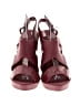 Melissa Solid Burgundy Wedges Size 8 - photo 2