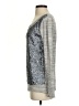 J.Crew Collection 100% Cotton Metallic Silver Pullover Sweater Size XS - photo 5