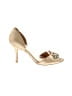 Badgley Mischka Gold Heels Size 9 1/2 - photo 1
