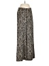 AB Studio Animal Print Gold Casual Pants Size S - photo 1