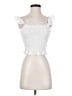Shein 100% Polyester White Sleeveless Top Size S - photo 1