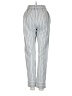 Zaful Stripes Gray Casual Pants Size 4 - photo 2