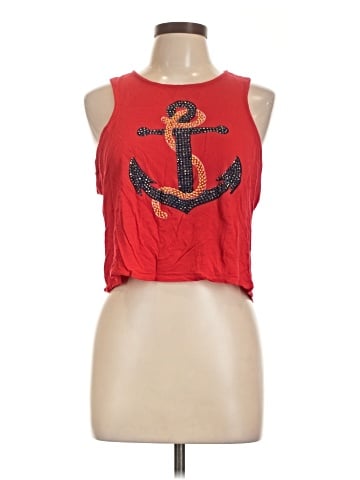 Charlotte Russe Sleeveless T-Shirt (view 1)