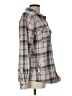 O'Neill 100% Polyester Plaid Gray Long Sleeve Blouse Size L - photo 4