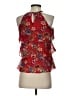 BCX 100% Polyester Red Sleeveless Blouse Size S - photo 2