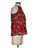 BCX 100% Polyester Red Sleeveless Blouse Size S - photo 4