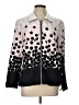 Erin London Polka Dots Pink Track Jacket Size L - photo 1