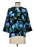 Ann Taylor 100% Polyester Blue 3/4 Sleeve Blouse Size XS (petite) - photo 1