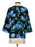 Ann Taylor 100% Polyester Blue 3/4 Sleeve Blouse Size XS (petite) - photo 2