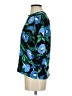 Ann Taylor 100% Polyester Blue 3/4 Sleeve Blouse Size XS (petite) - photo 5
