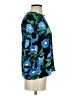 Ann Taylor 100% Polyester Blue 3/4 Sleeve Blouse Size XS (petite) - photo 4