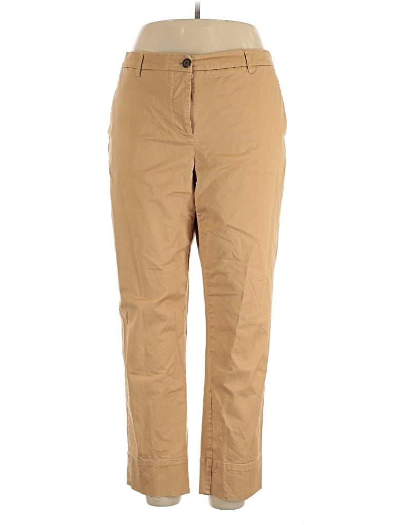 Pre-owned Wildfang Khaki Pant In Tan