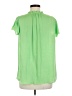 Maison d' Amelie 100% Polyester Green Short Sleeve Blouse Size M - photo 2