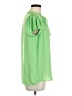 Maison d' Amelie 100% Polyester Green Short Sleeve Blouse Size M - photo 4