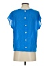 Forever 21 100% Polyester Blue Short Sleeve Blouse Size S - photo 2