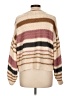 Saltwater LUXE 100% Acrylic Chevron-herringbone Brown Pullover Sweater Size L - photo 2