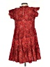 Ulla Johnson Paisley Red Casual Dress Size 0 - photo 2