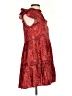 Ulla Johnson Paisley Red Casual Dress Size 0 - photo 4