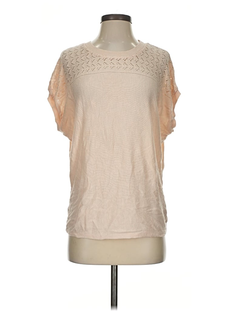 Pre-owned Forever 21 Short Sleeve T-shirt In Tan