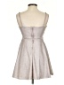 Mi ami 100% Polyester Metallic Silver Cocktail Dress Size XS - photo 2