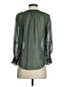Veronica Beard 100% Silk Green Long Sleeve Silk Top Size 2 - photo 2