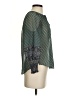 Veronica Beard 100% Silk Green Long Sleeve Silk Top Size 2 - photo 4