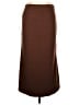 Unbranded Solid Brown Casual Skirt Size L - photo 1
