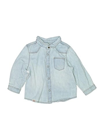 Zara Baby Long Sleeve Button-Down Shirt (view 1)