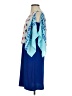 Global Desi 100% Polyester Graphic Blue Casual Dress Size XS - photo 5