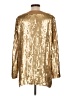 MICHAEL Michael Kors 100% Polyester Metallic Gold 3/4 Sleeve Blouse Size L - photo 2