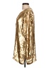 MICHAEL Michael Kors 100% Polyester Metallic Gold 3/4 Sleeve Blouse Size L - photo 5