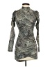 H&M 100% Polyester Animal Print Green Cocktail Dress Size XS - photo 1