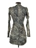 H&M 100% Polyester Animal Print Green Cocktail Dress Size XS - photo 2