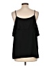 Ann Taylor 100% Polyester Black Sleeveless Blouse Size L - photo 2