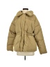 A New Day 100% Nylon Solid Gold Coat Size S - photo 1