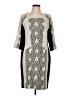 Gabby Skye Graphic Gray Cocktail Dress Size 12 - photo 1