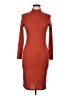 Flounce Orange Casual Dress Size 10 - photo 1