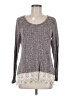 Vanity Gray Long Sleeve Top Size M - photo 1