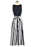 Vince Camuto Stripes Blue Jumpsuit Size 4 - photo 1