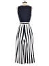 Vince Camuto Stripes Blue Jumpsuit Size 4 - photo 2