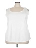 Assorted Brands 100% Polyester White Sleeveless T-Shirt Size 4X - photo 1