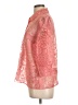 Elementz Paisley Pink 3/4 Sleeve Blouse Size L - photo 5