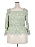 C established 1946 Green 3/4 Sleeve Blouse Size 18 - photo 2