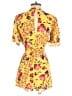 Blue Life 100% Viscose Floral Yellow Romper Size S - photo 2