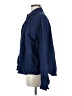 Unbranded 100% Cotton Blue Long Sleeve Blouse Size M - photo 5