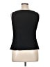 Fashion Bug 100% Polyester Black Sleeveless Blouse Size 14 - photo 2