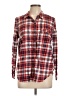 Ascend 100% Cotton Plaid Red Long Sleeve Button-Down Shirt Size L - photo 1