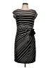 Taylor Stripes Black Casual Dress Size 12 - photo 1