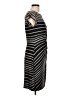 Taylor Stripes Black Casual Dress Size 12 - photo 4
